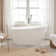 55.3" X 28.3" Freestanding Soaking Bathtub