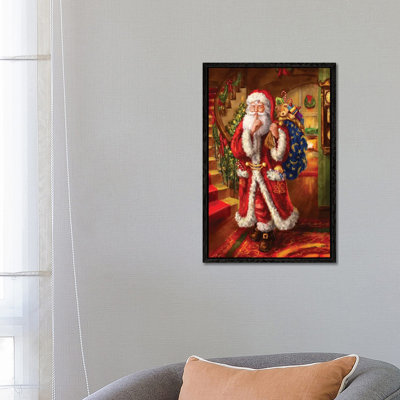 Santa-Staircase by Marcello Corti - Painting on Canvas