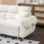 Canapé en velours avec repose-pieds Avrilynn-313538137
