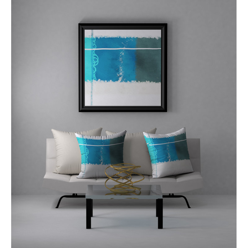 Coussin décoratif carrée crémeux a1, 18 po x 18 po