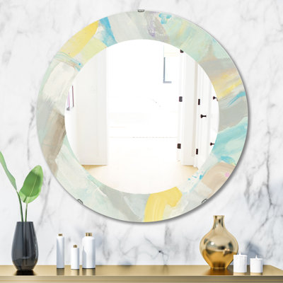 Miroir mural abstrait