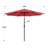 Outdoor Zero Gravity Recliner Lounge Chair Set  With Patio Umbrella-295997337