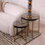 Haymann Glass Nesting End Table