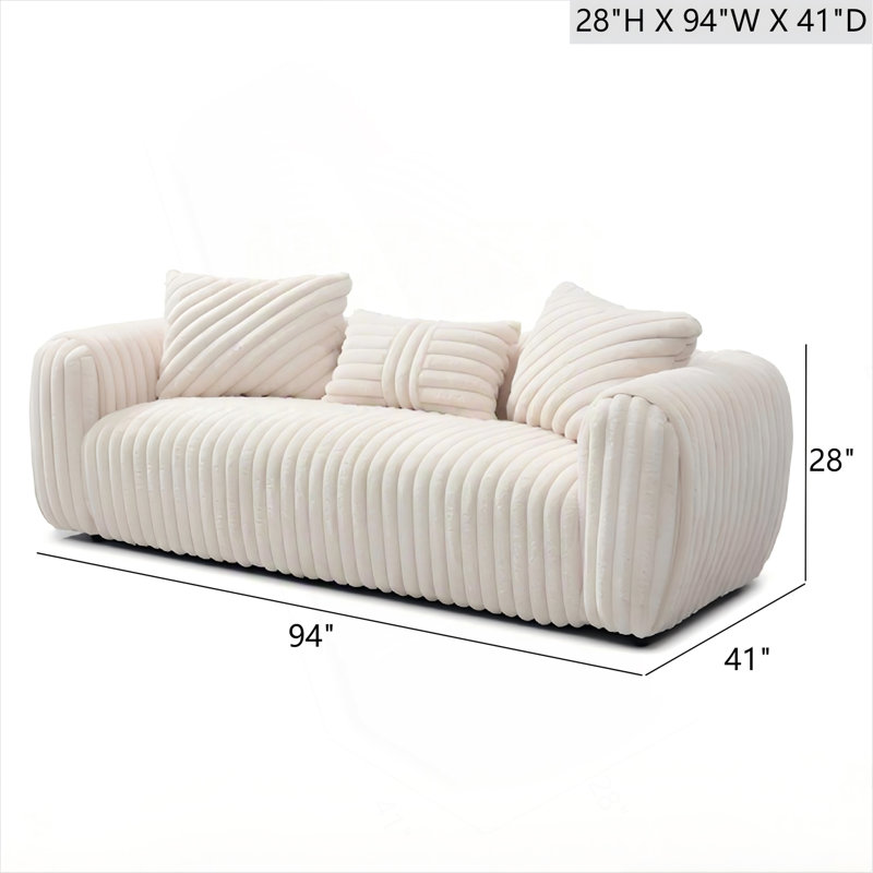 Cancun Sofa , White