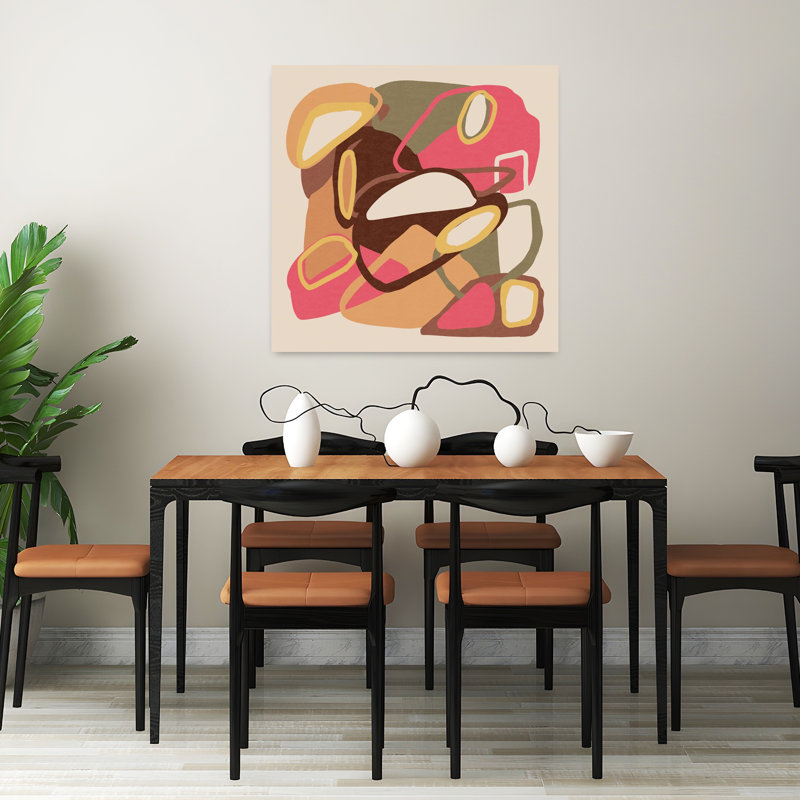 Art contemporain contemporain abstrait, H 32 po x l 32 po