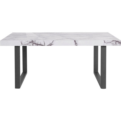Metal Base Dining Table