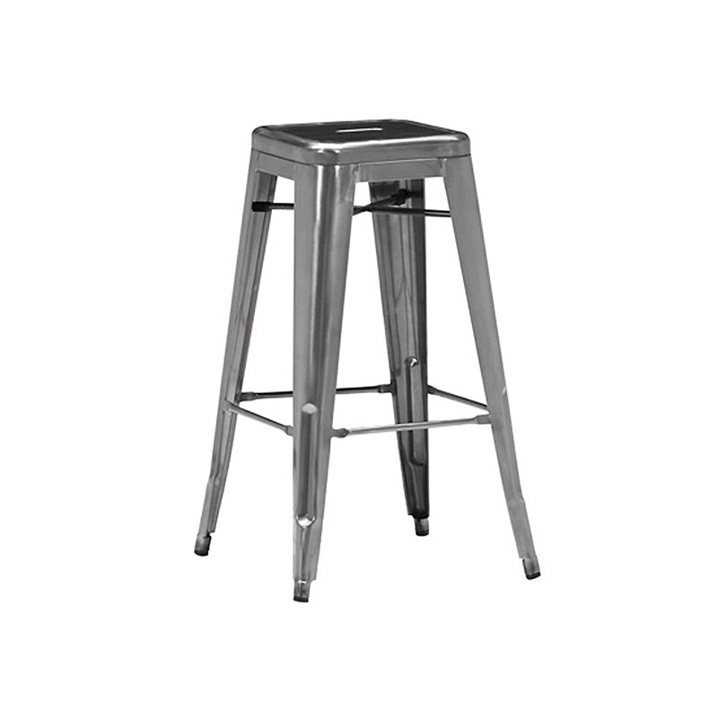 Melien Stackable Metal Bar & Counter Stool, Bar Stool (30" Seat Height)