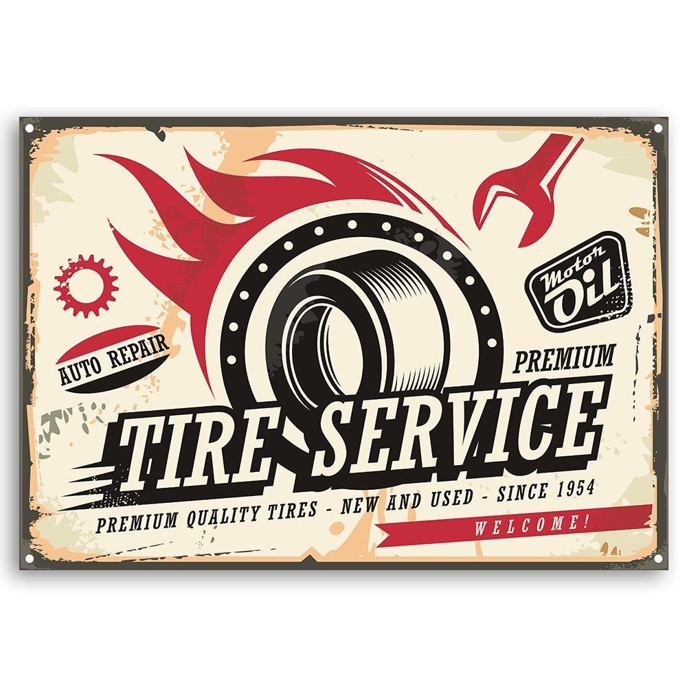 Leinwandbild Tire Service