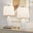 Ensemble de 2 lampes de table en céramique 22,25 po Wharton-260243532