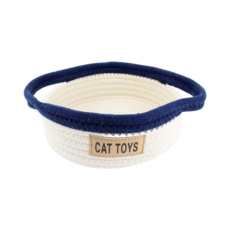 Panier en tissu pour chat, H 2,5 po x l 8 po x P 8 po