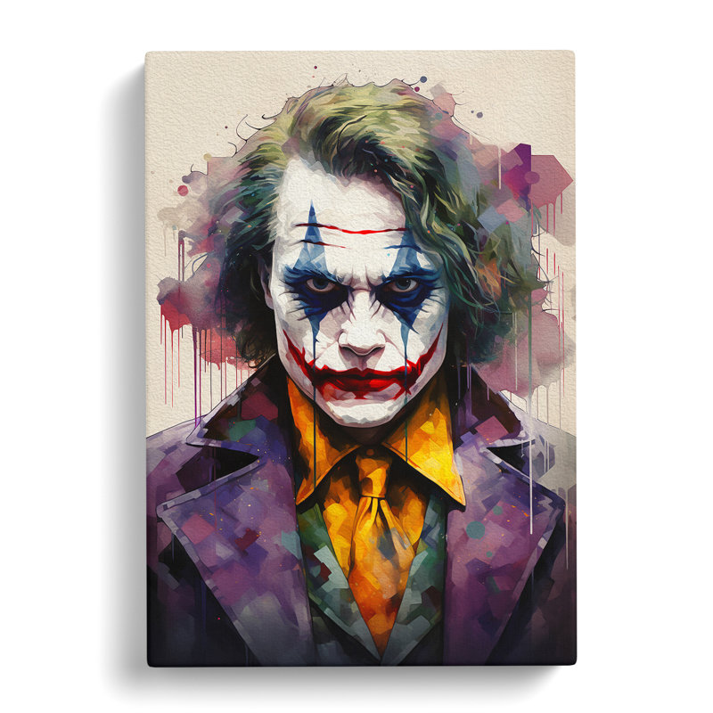 Joker Geometric - No Frame Print, 76cm H x 50cm W x 3cm D