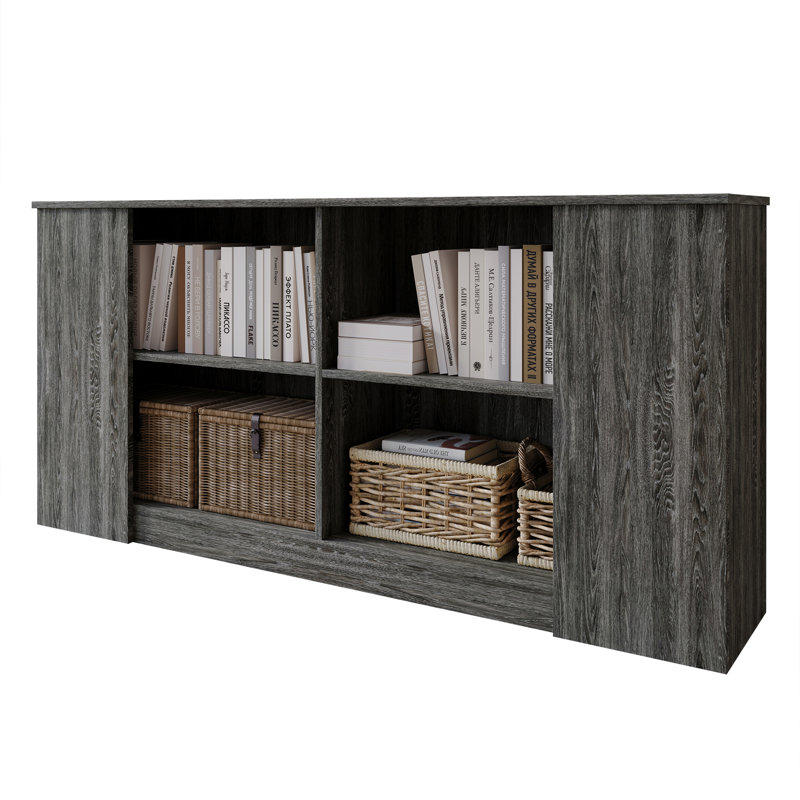 Buffet de 59,1 po de largeur Kondoju, Gris foncé