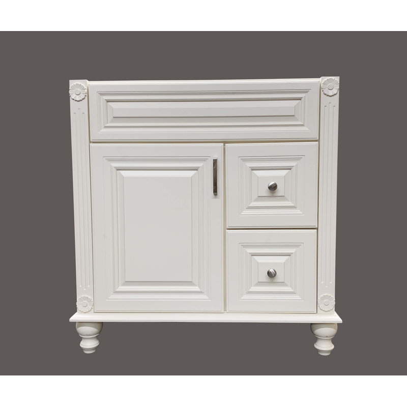 Base de meuble-lavabo de salle de bain simple 30" seulement