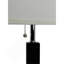 LAMPE DE TABLE EN BOIS CARRÉE DE 26 po H
