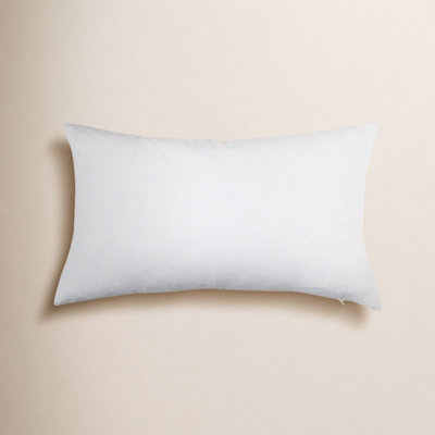Simple Embroidered Linen Throw Pillow