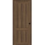Porte pré-suspendue simple en bois manufacturé 2 panneaux à 2 panneaux