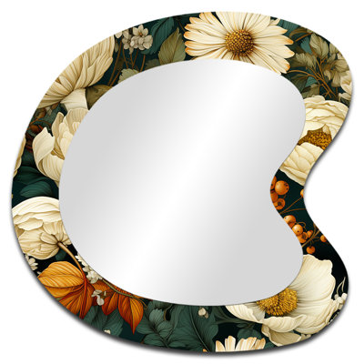 Miroir mural asymétrique traditionnel