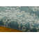 Tapis bleu turquoise Fonzo