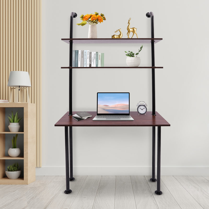 Bureau d'ordinateur à 3 niveaux pour bureau d'écriture en fer et table de travail Eco-Board