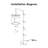 Banord 58.7 Inch LED Standing Floor Lamp w/ 6 Watt 3000K LED Bulb for Any Room