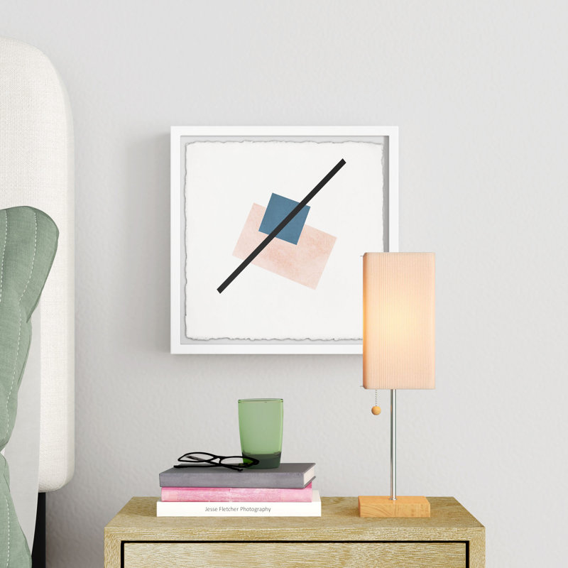 «A Clean Line», reproduction encadrée, H 12 po x l 12 po x P 1,5 po