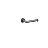 Emtek Modern Tubular Paper Holder - Single Post w/ Small Regular Rosette