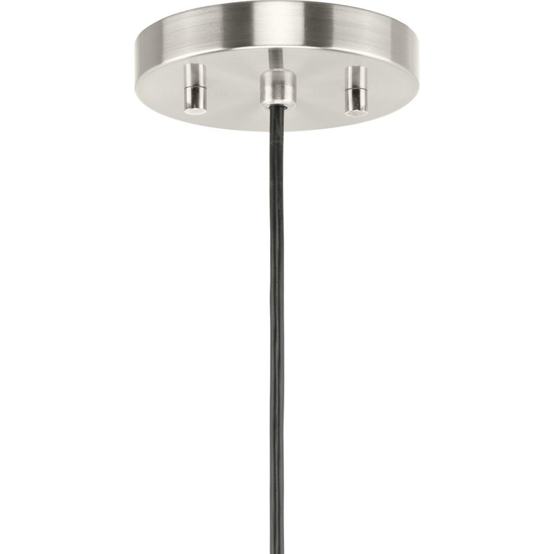 Walkerton 1 - Light Dome Pendant, Brushed Nickel, Clear