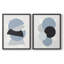 Impression encadrée Shapely Blues I-Premium - prêt à être accroché - aucun clou requis - aucun clou requis-1738542373-1738542381