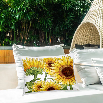 Coussin Rustic Bloom Sunflowers