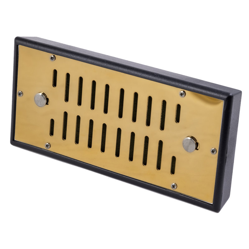 Accessoire pour fumer à évent ajustable humidor Evianna, Or