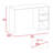 2-Shelf 1-Drawer Writing Desk-1095197902