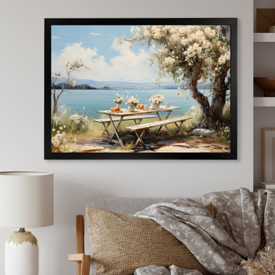 Pique-nique au lac II sur toile