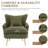Modern Corduroy Accent Chair, Upholstered Comfy Armchair, Cozy Single Sofa Chair For Living Room, Bedroom, Reading Nook-1787044009