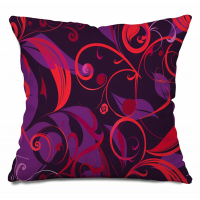 Coussin Floral Swirls