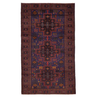 Teimani Navy Rug 4'1" x 7'1"