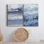 «Soft Solace Indigo», ensemble de 2 reproductions d'art graphique sur toile tendue-1000537265