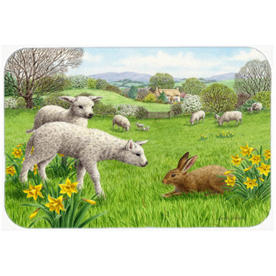 Lamb Wood Glass Cutting Board