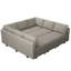 Canapé-lit modulaire réversible en velours Wylodene-86830883