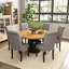 Chaise parsons capitonnée Agastya-785600151