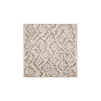 Tapis beige lavable à la machine