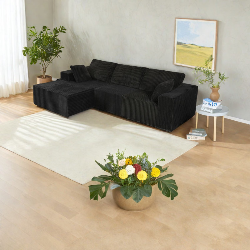Canapés modulaires confortables en mousse de polyester de conception contemporaine pour le salon