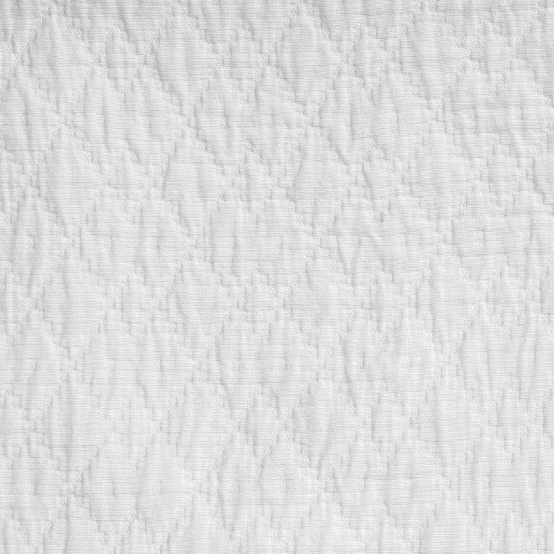 Ensemble de courtepointe réversible 3 pièces Braedon, Courtepointe pour grand lit + 2 taies décoratives, Blanc