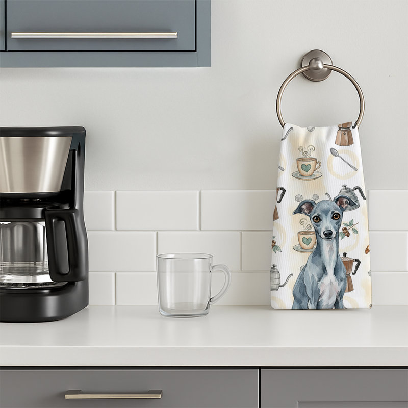 Serviette de cuisine Blue Italian Greyhound, Blue Italian Greyhound