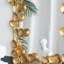 61" x 31" Full Length Mirror with Golden Leaf Accents, Floor Miiror for Living Room Bedroom