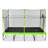 SKYBOUND 10' X 17' Rectangle Backyard Trampoline with Safety Enclosure - Green