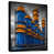 Toile avec cadre flottant noir