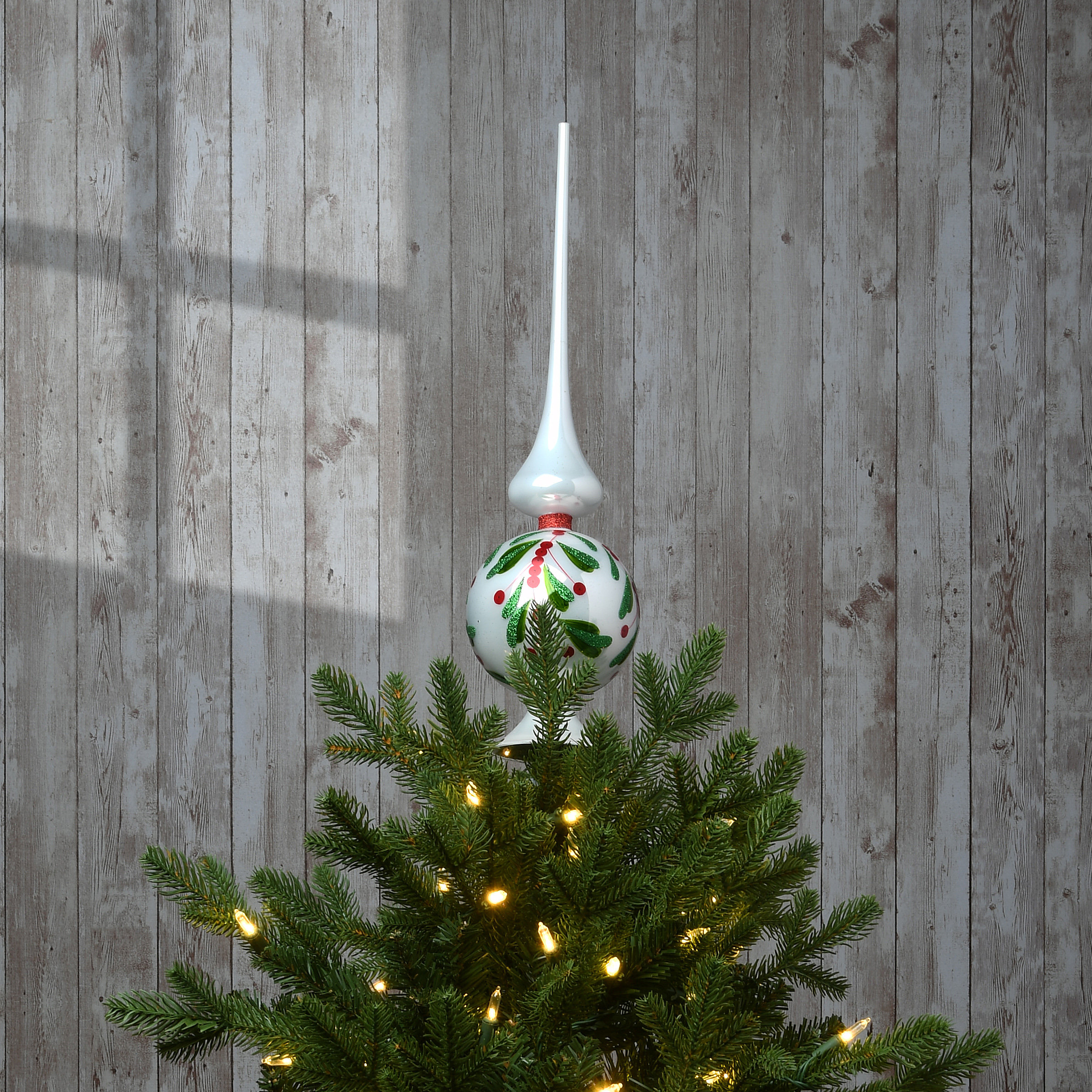 Handmade Frosted Glass Star Christmas Tree Topper + Reviews