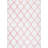 Cuanaic Trellis Shag Performance White/Pink Rug-1602497392