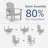 Pakkdiarie HDPE Stackable Adirondack Chairs with Cup Holders, All-Weather Outdoor Patio Chairs-1803586830-1802343055