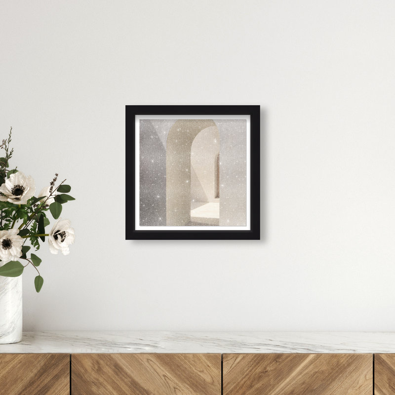Desert Modernism I Print by Oliver Gal, 13.5" H x 13.5" W, Black Shadowbox